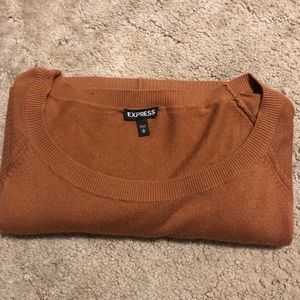 ORANGE/TAN SWEATER